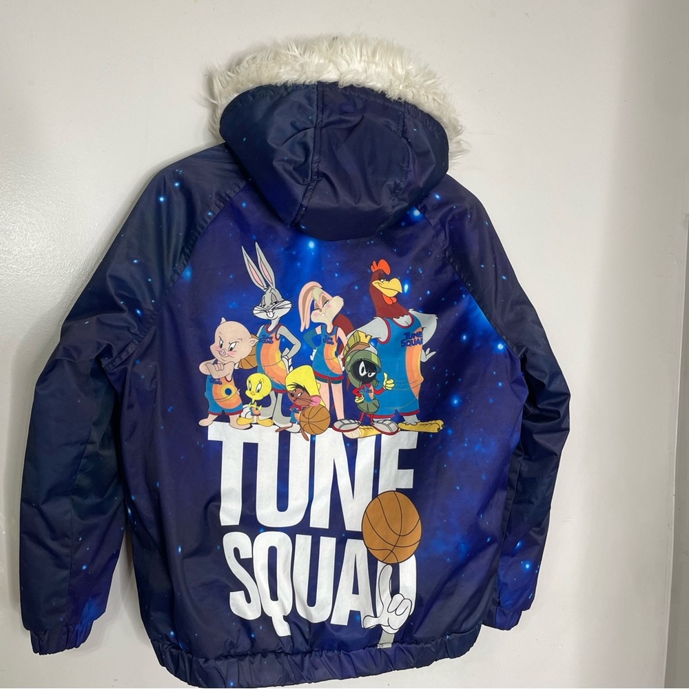 Members Only Space Jam Looney Tunes Bugs Bunny Coat Jacket Boys Medium Y2K‎ 90s